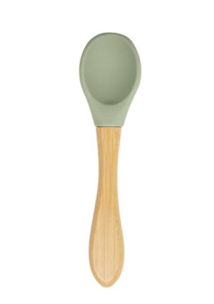 Baby Wooden and BPA free Silicone Spoon – Hilo shop