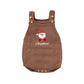 0-18M Baby Boy Girl Christmas Romper Sleeveless Embroidery Knit Bodysuit Newborn Playsuit Jumpsuit Overalls Xmas Outfit Hilo shop Khaki(AE存量)* Size62 