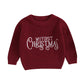 Baby Christmas Knitted Sweater Baby Christmas Knitted Sweater Hilo shop Wine red 6-9 Months 