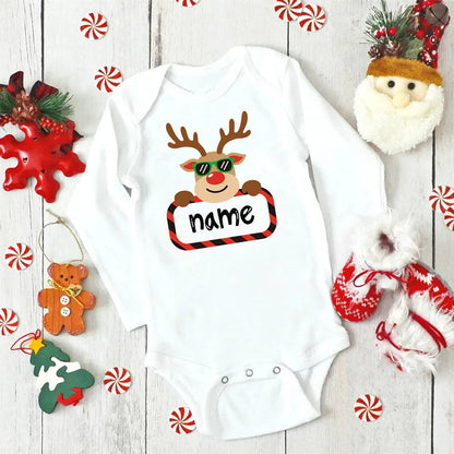 Baby Personalized Christmas Jumpsuit Baby Personalized Christmas Jumpsuit Hilo shop 1 3 Months 