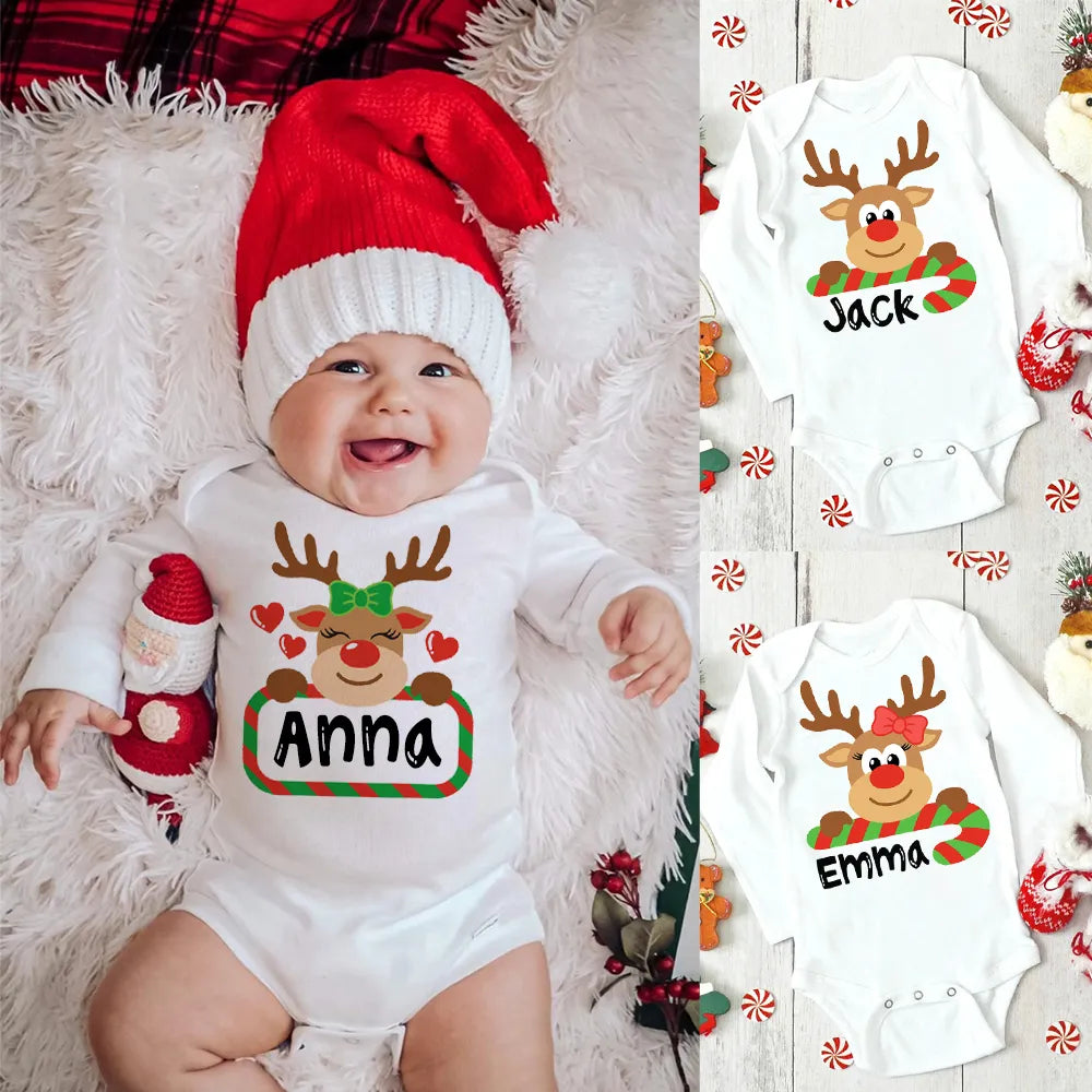 Baby Personalized Christmas Jumpsuit Baby Personalized Christmas Jumpsuit Hilo shop 