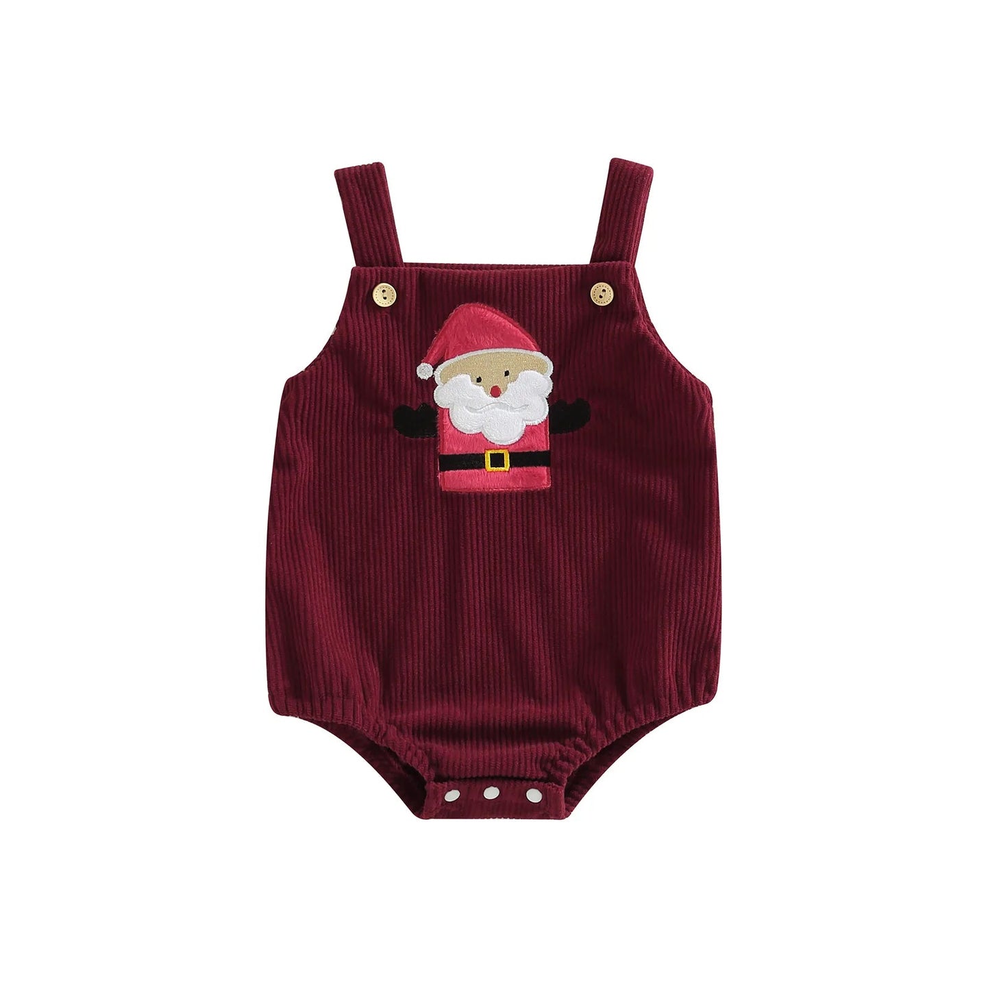 ma&baby 0-18M Christmas Newborn Baby Romper Toddler Infant Boys Girls Corduroy Deer Santa Jumpsuit Cute Xmas Costumes Clothing Hilo shop A 3-6Months 