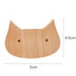 1pcs New Wooden Hook Creative Nordic Cute Animal Hook Wall Hanging Coat Hook Home Decoration Solid Wood Hook Kitchen Accessories Hilo shop Cat 