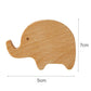 1pcs New Wooden Hook Creative Nordic Cute Animal Hook Wall Hanging Coat Hook Home Decoration Solid Wood Hook Kitchen Accessories Hilo shop Elephant 