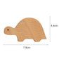 1pcs New Wooden Hook Creative Nordic Cute Animal Hook Wall Hanging Coat Hook Home Decoration Solid Wood Hook Kitchen Accessories Hilo shop Turtle 