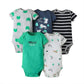 5PCS/Lot Baby Boys Girls Bodysuits 100% Cotton Short Sleeves Kids Clothes 6-24 Month Newborn Baby Clothing bebe Jumpsuit Hilo shop C 6M 
