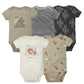 5PCS/Lot Baby Boys Girls Bodysuits 100% Cotton Short Sleeves Kids Clothes 6-24 Month Newborn Baby Clothing bebe Jumpsuit Hilo shop D 6M 