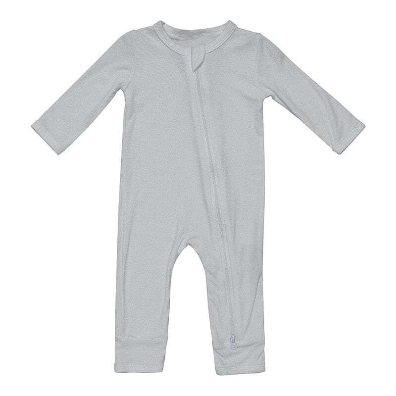 Baby and Newborn Onesies Baby and Newborn Bamboo Onesies Hilo shop Grey 0-3 Months/Footies 
