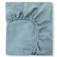 Baby Bed Sheet Mattress for Baby Bath Crib Organic Cotton Changing Mattress Cover Crib Bedding Set Drap De Lit 70*130*22cm Hilo shop Navy Blue 