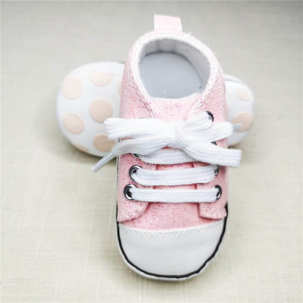 Baby Canvas Classic Sneakers Newborn Print Star Sports Baby Boys Girls First Walkers Shoes Infant Toddler Anti-slip Baby Shoes Hilo shop 