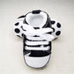 Baby Canvas Classic Sneakers Newborn Print Star Sports Baby Boys Girls First Walkers Shoes Infant Toddler Anti-slip Baby Shoes Hilo shop Plus Black 0-6 Months(11cm) China