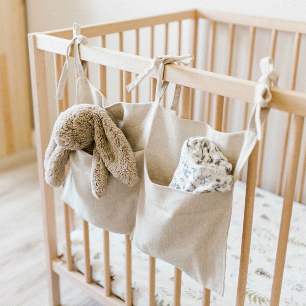 Baby Crib Hanging Bag Kids Bedding Baby Bed Accessories For Storage Hanging Bag Boys Girls Room Decor Simple Ins Baby Bumper Hilo shop 