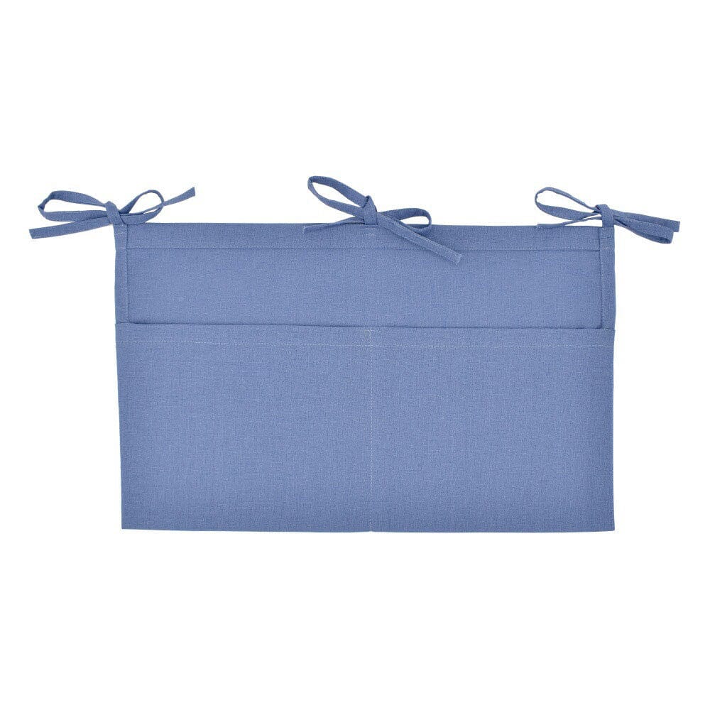 Baby Crib Hanging Bag Kids Bedding Baby Bed Accessories For Storage Hanging Bag Boys Girls Room Decor Simple Ins Baby Bumper Hilo shop Deep Blue 