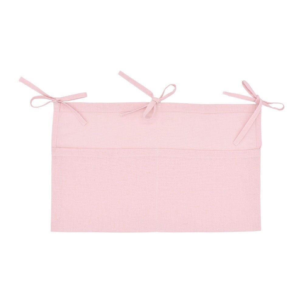 Baby Crib Hanging Bag Kids Bedding Baby Bed Accessories For Storage Hanging Bag Boys Girls Room Decor Simple Ins Baby Bumper Hilo shop Pink 