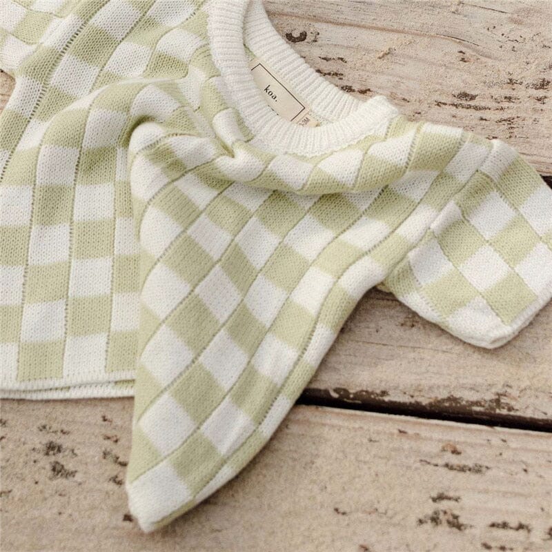 Baby Knitwear Sets Resort Knitwear Sets Hilo shop Avocado-Top 12-18 Months 