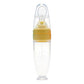 Baby Spoon Squeeze Bottle Feeder Bottle Feeder Hilo shop Yellow 