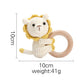 Baby Teether Music Rattles baby toy Hilo shop Lion Ring 