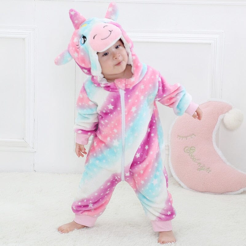 Baby Toddler Cute Costume Jumpsuit Baby Toddler Cute Costume Jumpsuit Hilo shop Rose Unicorn 3 Months 