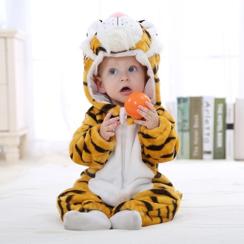 Baby Toddler Cute Costume Jumpsuit Baby Toddler Cute Costume Jumpsuit Hilo shop Tiger 3 Months 