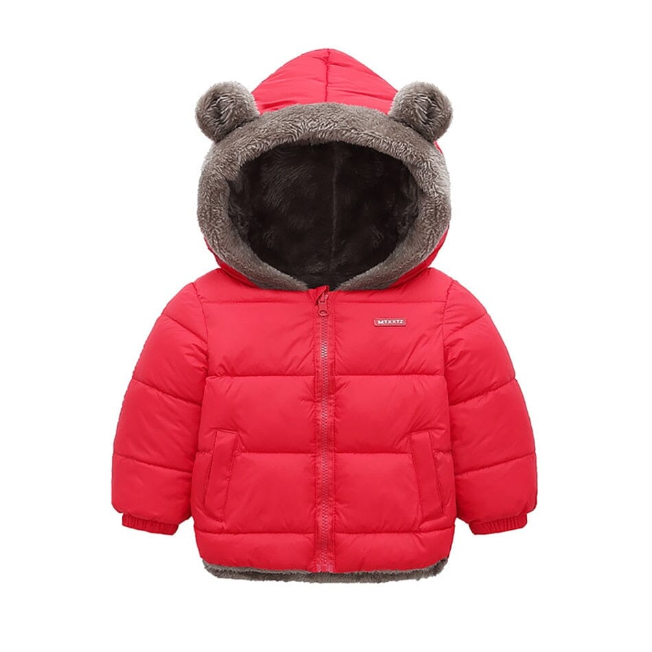 Kids Cotton Clothing Thickened Down Girls Jacket Baby Children Winter Warm Coat Zipper Hooded Costume Boys Outwear Hilo shop A 18-24M (Tag 90) 