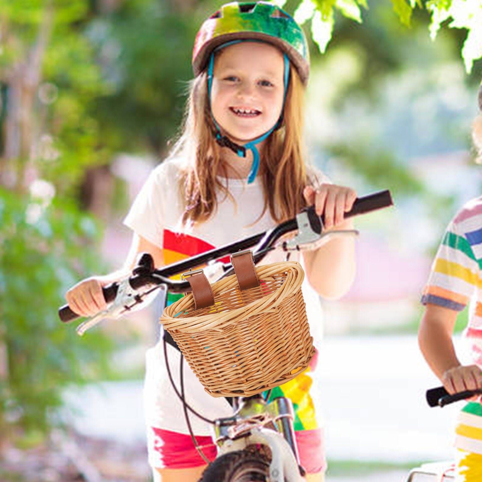 Kinderfeets Balance Bike Wicker Basket