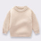 Korean Style Children Clothing Loose Casual Knitted Pullover Baby Boys Girls Sweaters Autumn Spring Infant Baby Pullover Sweater Hilo shop 5042MY Khaki 3M 