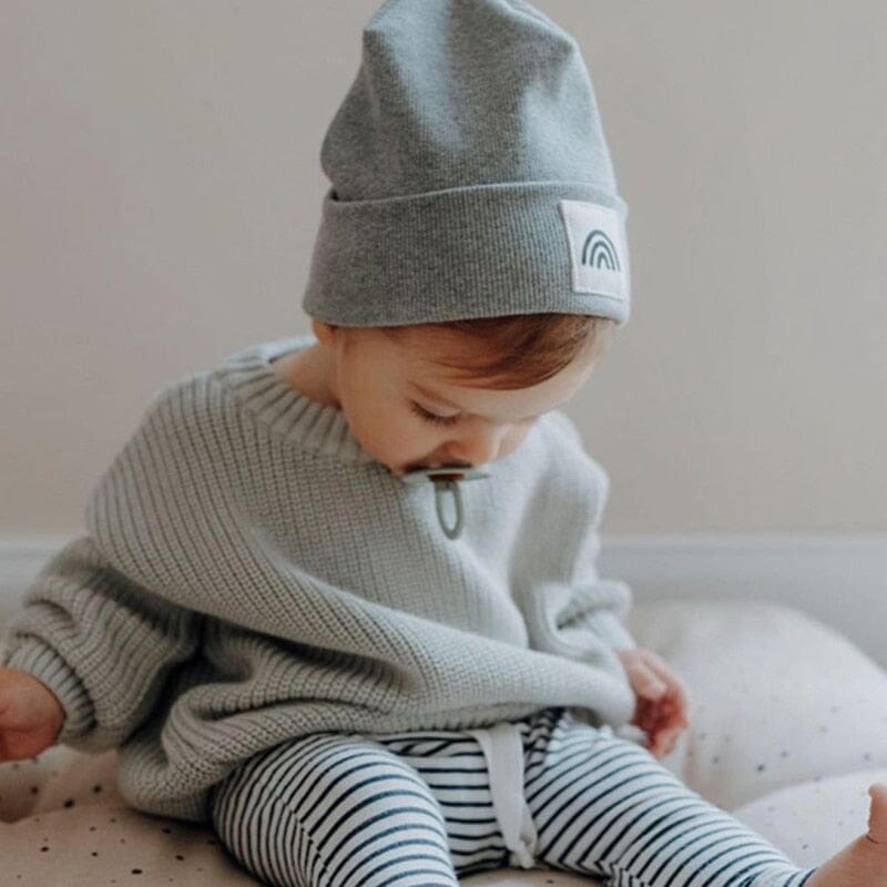 Korean Style Children Clothing Loose Casual Knitted Pullover Baby Boys Girls Sweaters Autumn Spring Infant Baby Pullover Sweater Hilo shop 