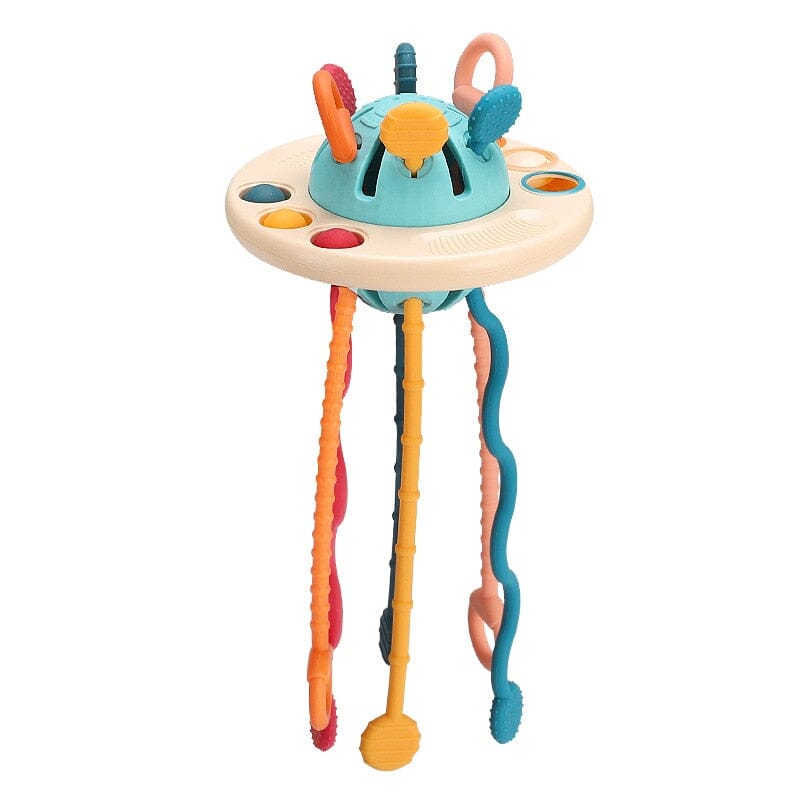 Montessori Sensory Pull String Toy 0 Hilo shop Spacecraft 