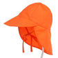 UPF50 + Uv CAP sun cap Hilo shop Orange 44 to 48 cm 