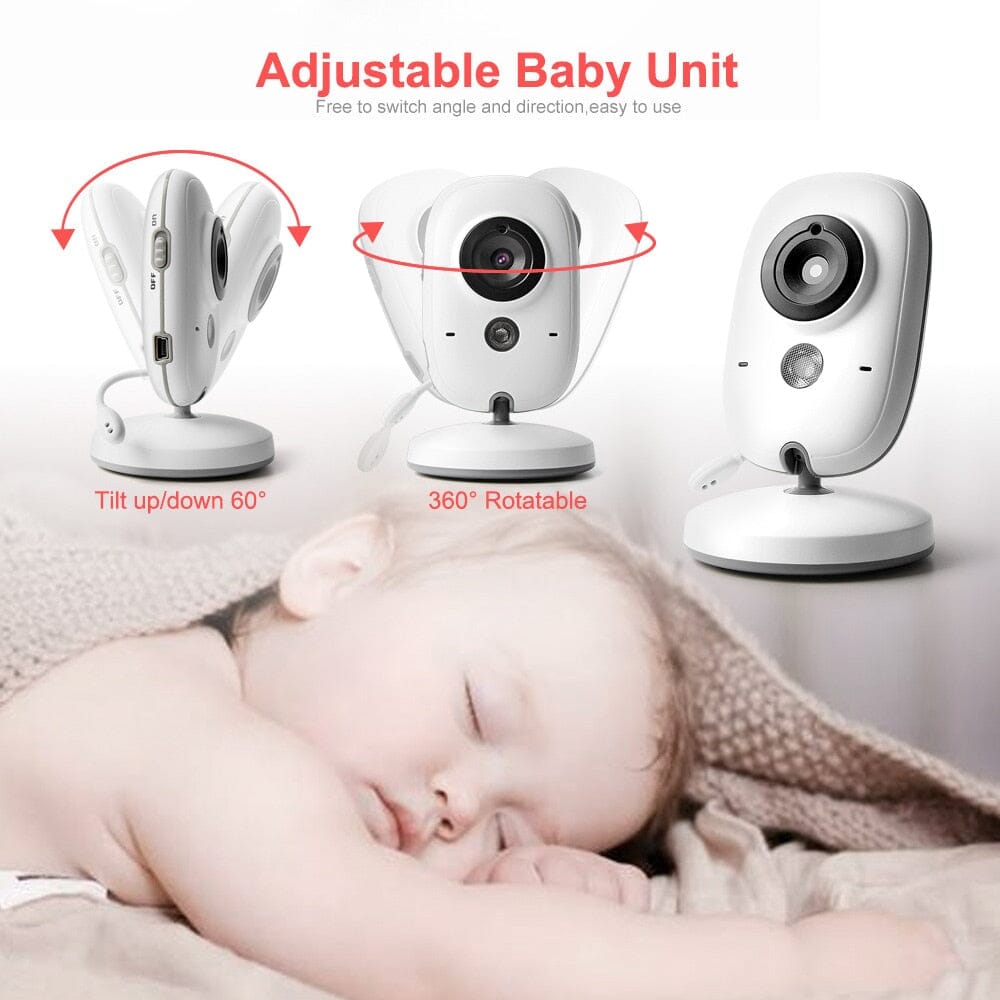 VB603 Video Baby Monitor 2.4G Wireless With 3.2 Inches LCD 2 Way Audio Talk Night Vision Surveillance Security Camera Babysitter Hilo shop 